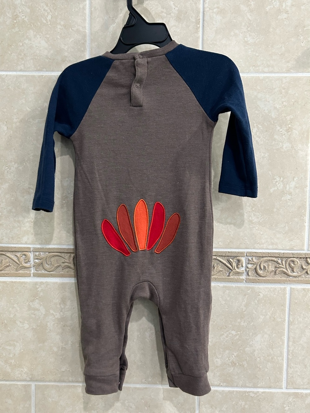 Way to Celebrate Turkey Romper Thanksgiving - Picture 5 of 5
